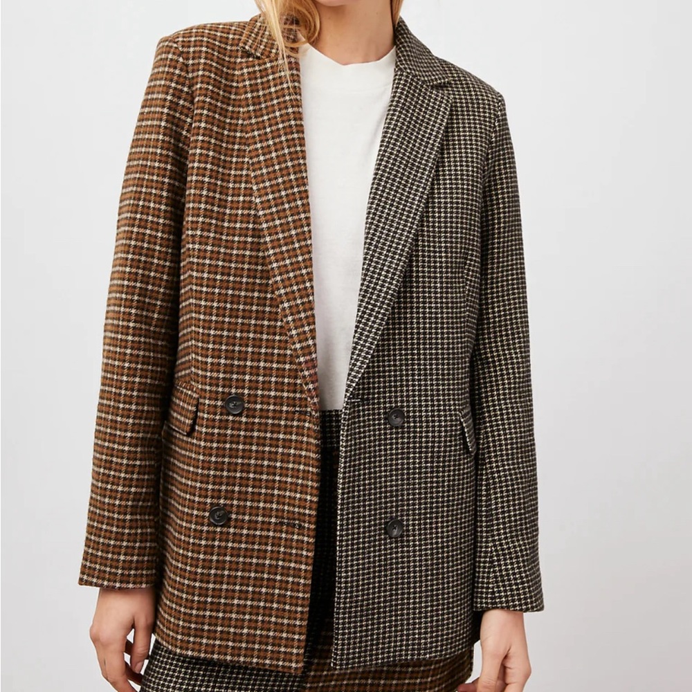 Rails Cody Mixed Mini Check Blazer - NWT - Size L